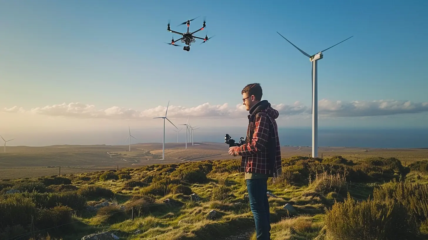 How Drones Are Improving Wind Turbine Maintenance