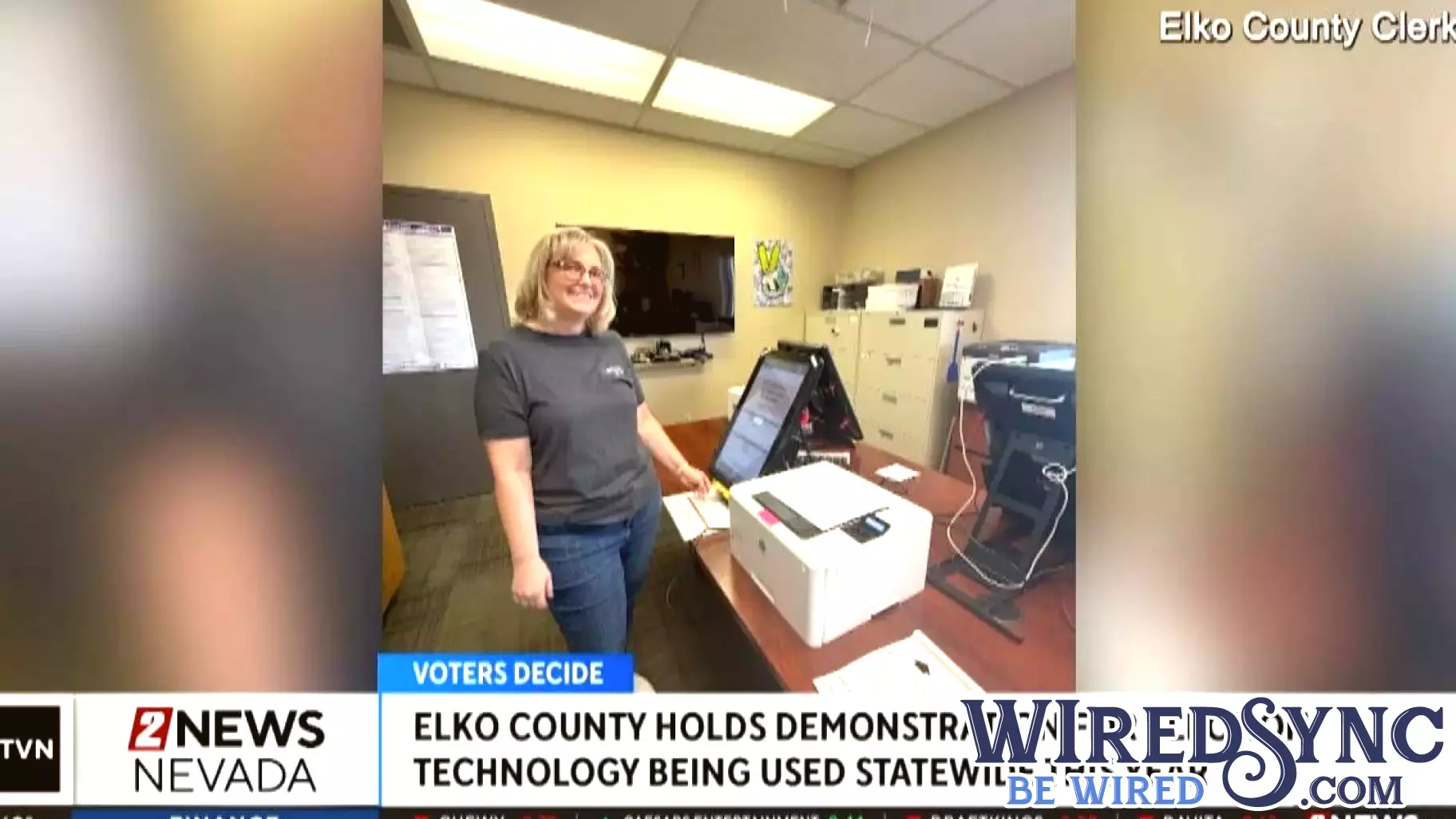 Elko County held an event to demonstrate new election technology to the public