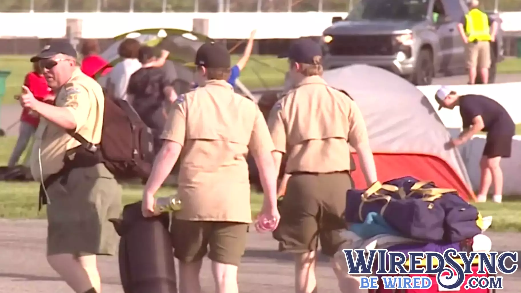 Scouts Trade Woods for Speedway: St. Louis-Area Troops Camp at World Wide Technology Raceway
