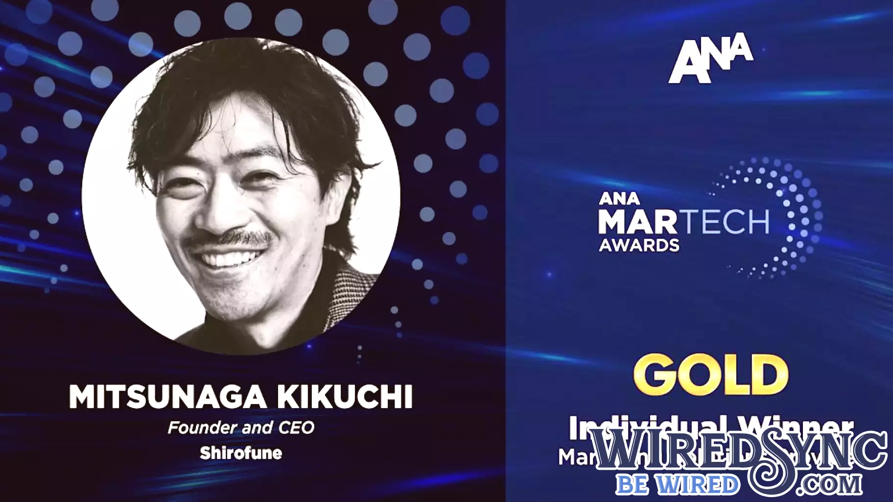 Shirofune's CEO Honored as Innovator of the Year in Marketing Technology