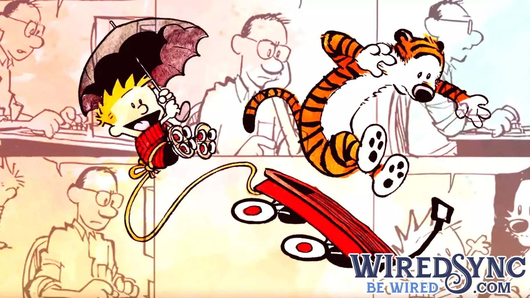 Timeless Humor: Calvin and Hobbes Comics on Technology