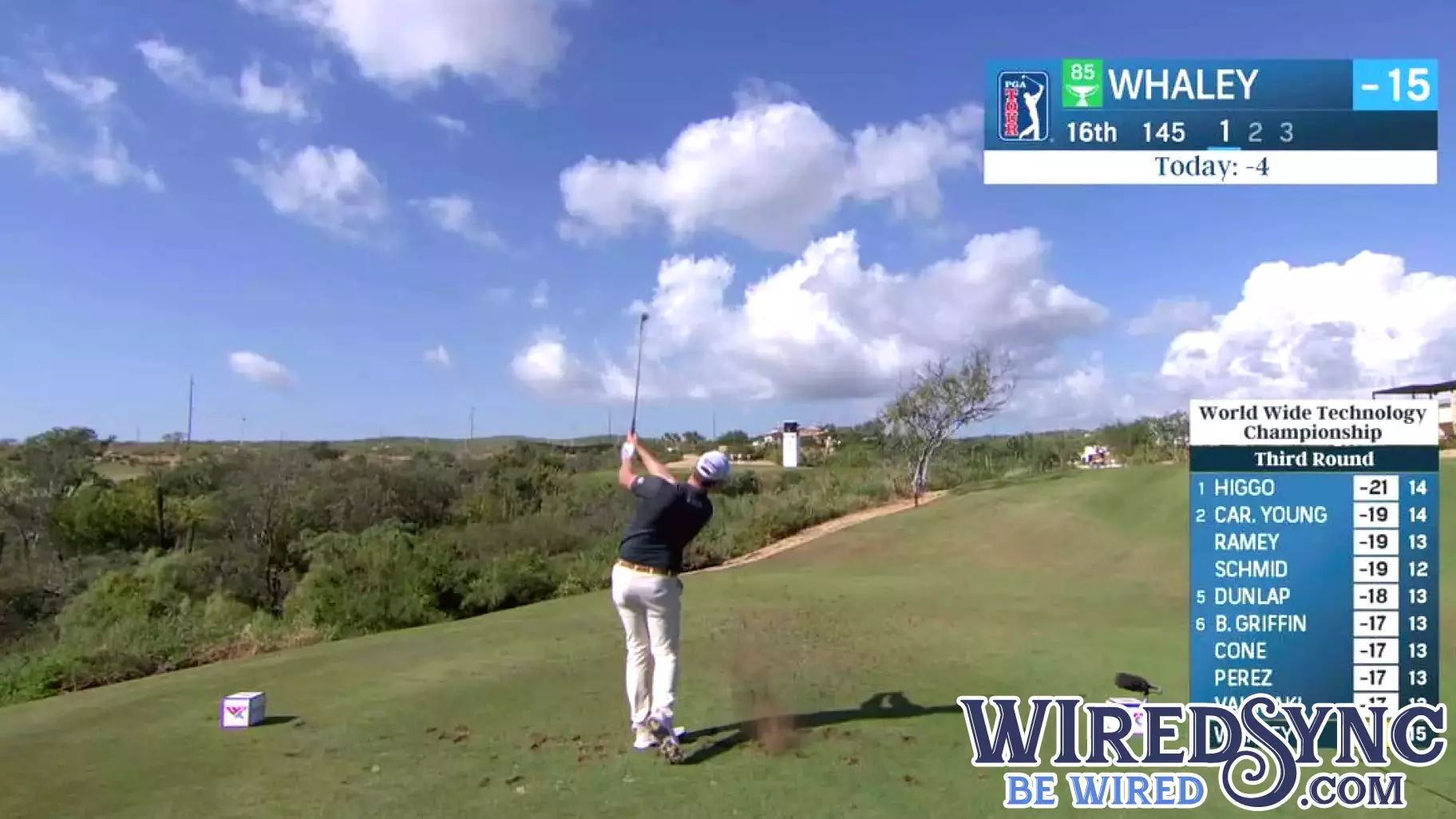 Vince Whaley Achieves Birdie on 16th Hole at Championship