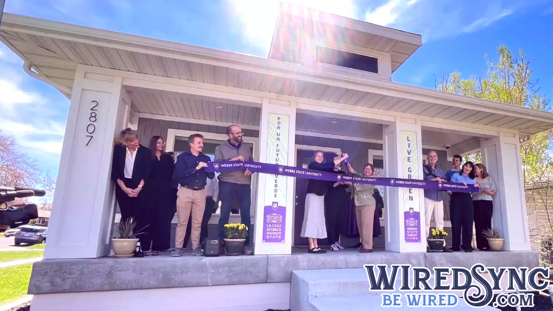 Weber State launches effort at model home to promote use of energy-efficient technology