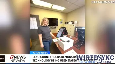 Elko County held an event to demonstrate new election technology to the public