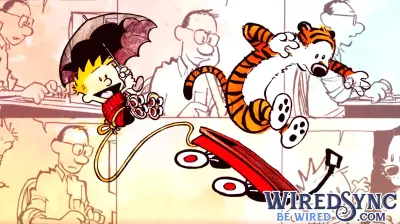 Timeless Humor: Calvin and Hobbes Comics on Technology